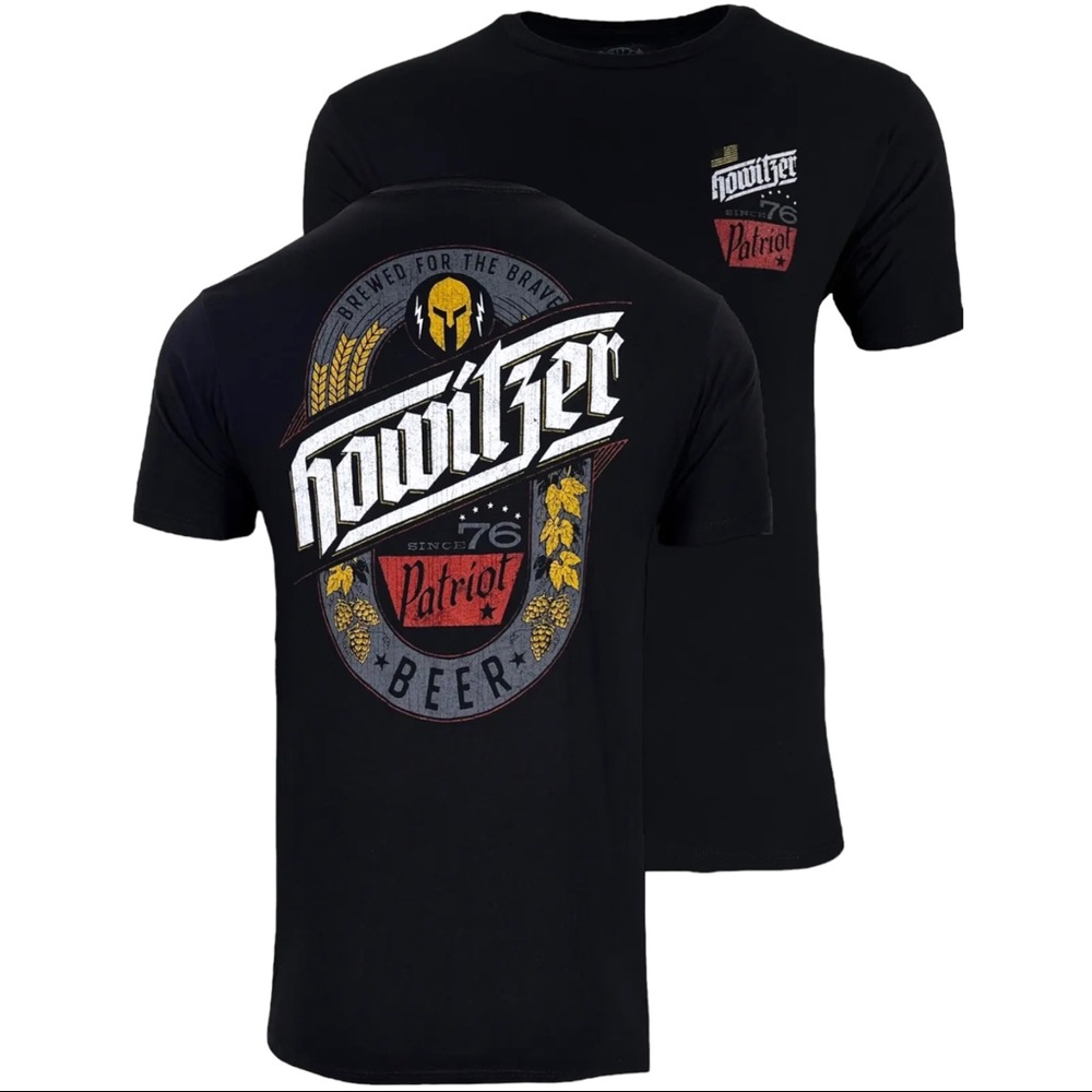 Howitzer Style Men's T-Shirt H Badge Military Grunt MFG